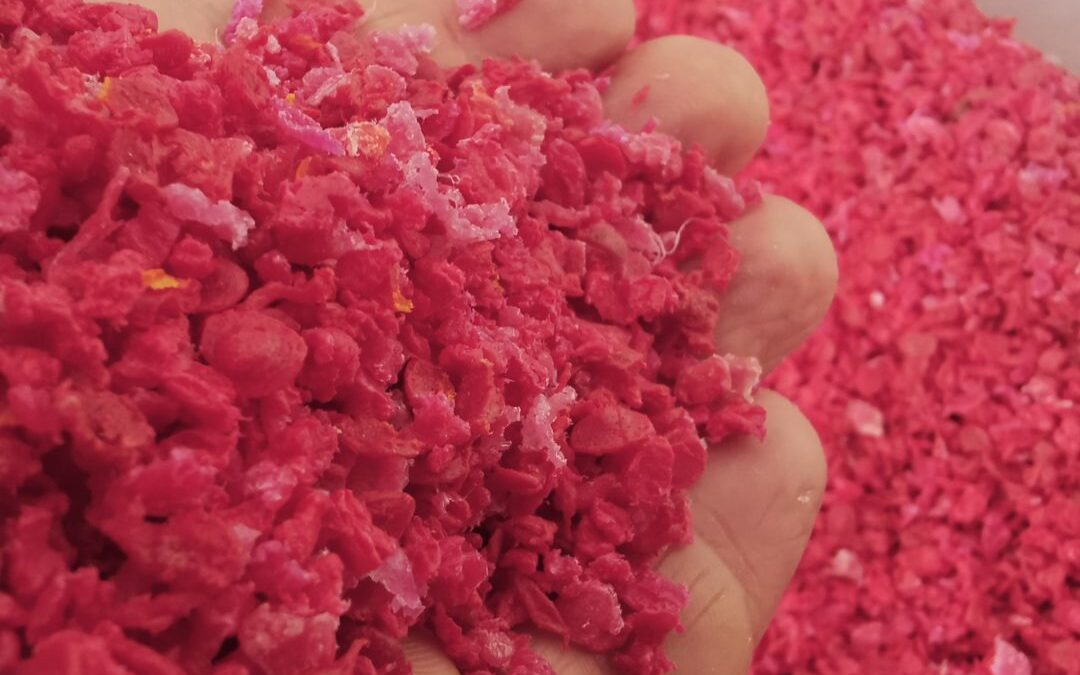 95% des déchets de PE non réticulé sont recyclés